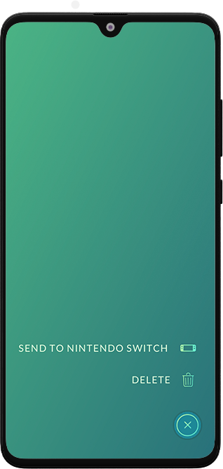 Send to Nintendo Switch screen